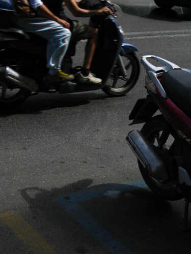 Fotografie mit dem Titel "Roma Vespa" von Shank Arte, Original-Kunstwerk, Manipulierte Fotografie