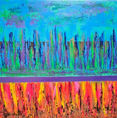 Malarstwo zatytułowany „Fusion Realms” autorstwa Gabriela Schön, Oryginalna praca, Akryl