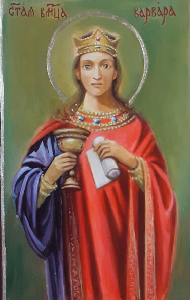 "Икона рукописная Ва…" başlıklı Tablo Yunna V`Yun tarafından, Orijinal sanat, Akrilik