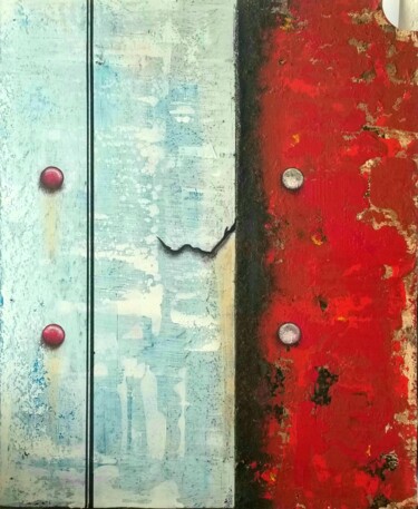 Painting titled "O₂ ray" by Thot, Original Artwork, Acrylic