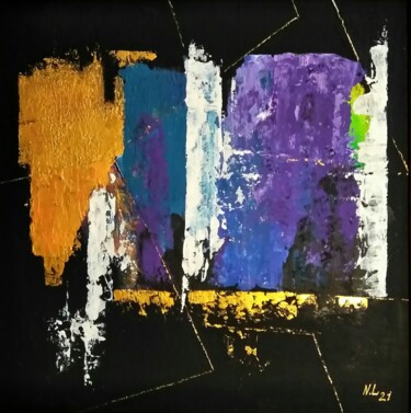 "Northern lights" başlıklı Tablo Natali tarafından, Orijinal sanat, Akrilik Diğer sert panel üzerine monte edilmiş