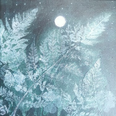 "Fern" başlıklı Tablo Stasy Vo tarafından, Orijinal sanat, Akrilik Ahşap Sedye çerçevesi üzerine monte edilmiş