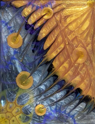 "Mutual Penetrations…" başlıklı Tablo Andrey Berlogov tarafından, Orijinal sanat, Rezine