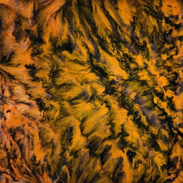 Abstract Orange Fluid