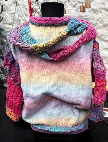 Arte tessile intitolato "Pull"s" sculpture"s…" da Florence Bouvry, Opera d'arte originale, Filo