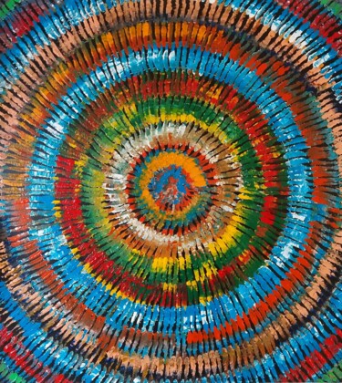 "Colour Meditation A…" başlıklı Tablo Sajid Hussain tarafından, Orijinal sanat, Akrilik