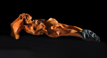 Sculpture titled "CHRISTINE" by Roberto Tagliazucchi, Original Artwork, Terra cotta