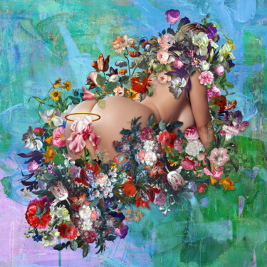 Arte digital titulada "D1V1N17Y II" por José Luis Guerrero, Obra de arte original, Collages digitales