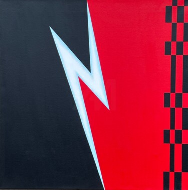 Peinture intitulée "Composition # 494" par Iskan, Œuvre d'art originale, Acrylique