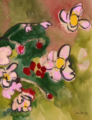 Floral with Greens and Pinks