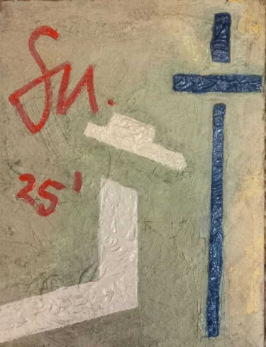 Peinture intitulée "Этюд N⁰2 "Дон Кихот"" par Milan Dzurdzevic, Œuvre d'art originale, Huile