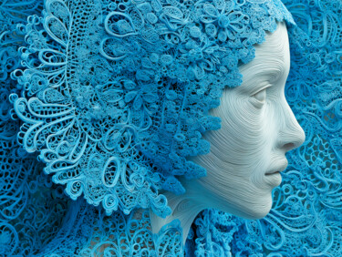 "Dentelle" başlıklı Dijital Sanat Thomas Thomopoulos tarafından, Orijinal sanat, AI tarafından oluşturulan görüntü