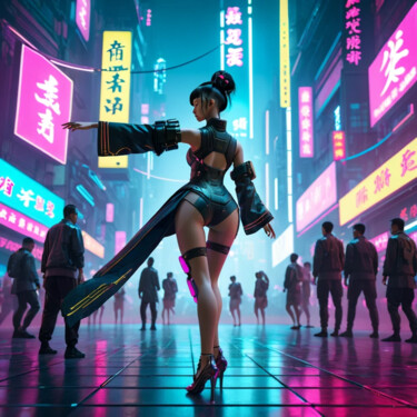 Digitale Kunst mit dem Titel "Yayue" von Enes Furkan Sürül, Original-Kunstwerk, KI-generiertes Bild