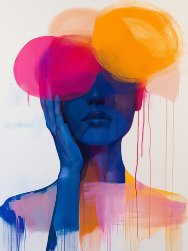 Printmaking titled "What Still Hurts –…" by Tatiana Taner, Original Artwork, Digital Print