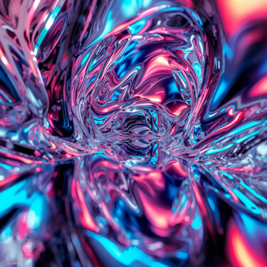 Arts numériques intitulée "Psychedelic Color P…" par Reskatorsilver, Œuvre d'art originale, Image générée par l'IA