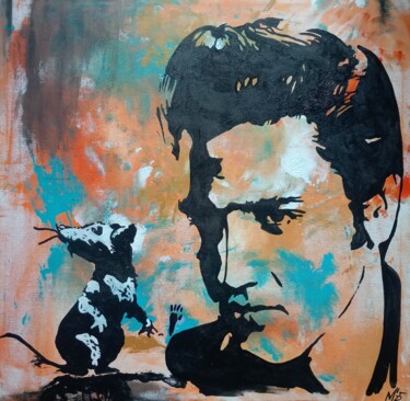 Ζωγραφική με τίτλο "Die Straße der Kuns…" από Ole Müller, Αυθεντικά έργα τέχνης, Ακρυλικό Τοποθετήθηκε στο Ξύλινο φορείο σκε…