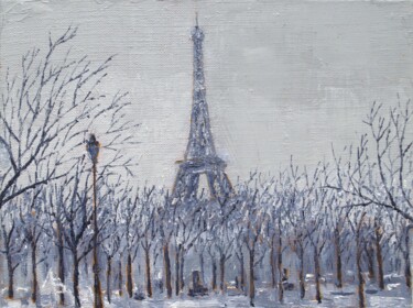 绘画 标题为“Sometimes, it sleep…” 由Vladimir Lebedev, 原创艺术品, 油 安装在木质担架架上