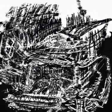 Grafika cyfrowa / sztuka generowana cyfrowo zatytułowany „Pozyskiwanie...” autorstwa Barbara Kosz, Oryginalna praca, Malarst…