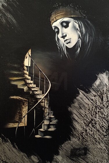 Pintura titulada "Turbamento" por Artesam, Obra de arte original, Oleo Montado en Bastidor de camilla de madera