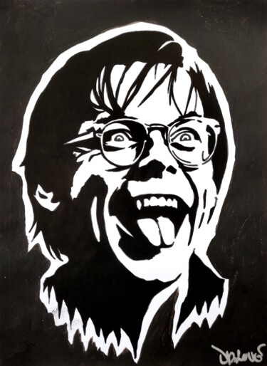 Картина под названием "King of Creepshow" - Dr. Love, Подлинное произведение искусства, Акрил