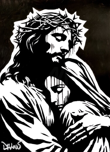 Картина под названием "Mother and son" - Dr. Love, Подлинное произведение искусства, Акрил