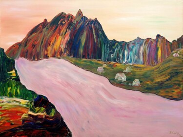 "Mountain Head." başlıklı Tablo Rodolfo V Ortiz tarafından, Orijinal sanat, Petrol