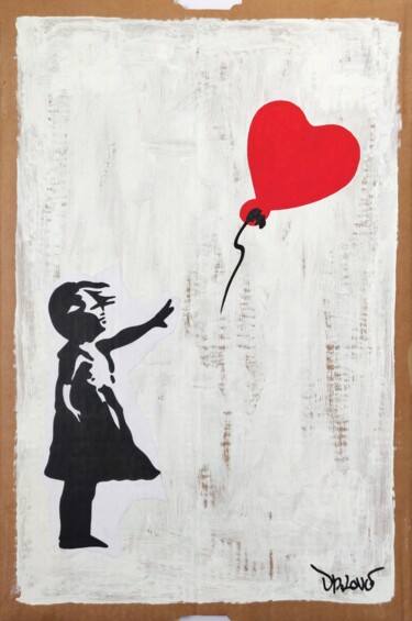 Painting titled "Love street ( a Tri…" by Dr. Love, Original Artwork, Acrylic