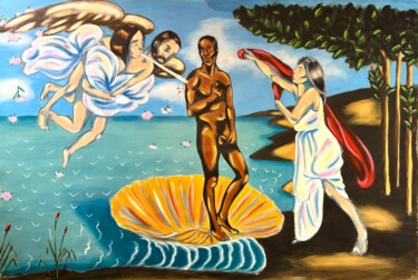 "Black Venus" başlıklı Tablo Nadine Van Bogaert tarafından, Orijinal sanat, Akrilik