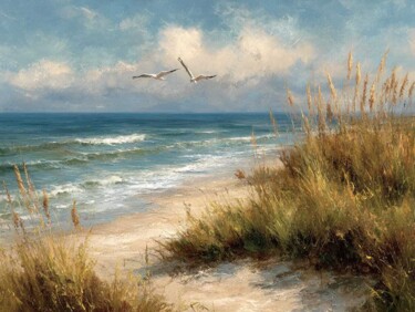 Painting titled "Уникальная картина…" by Anna S., Original Artwork, Oil