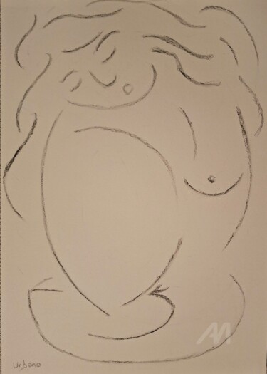 "Mouvement contempor…" başlıklı Resim Roberto Urbano tarafından, Orijinal sanat, Karakalem