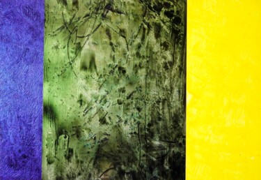 绘画 标题为“Honograph Tafelbild…” 由Volker W. Hamann, 原创艺术品, 颜料 安装在木板上