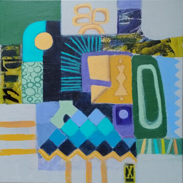 "Beneath the blue" başlıklı Tablo Florentina-Maria Popescu tarafından, Orijinal sanat, Akrilik