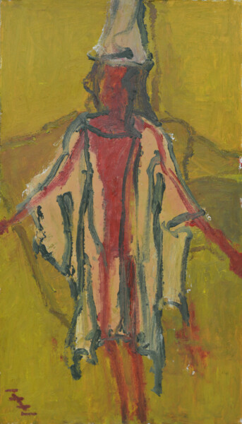 Peinture intitulée "Sufferer 02" par Zuo S-Z, Œuvre d'art originale, Huile