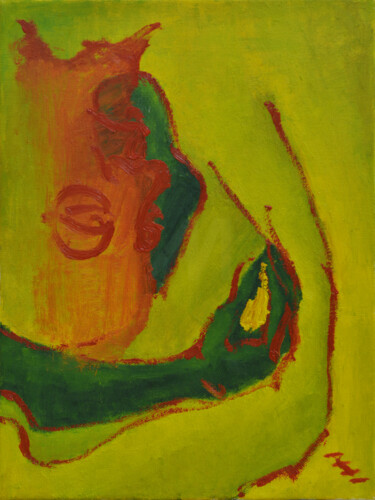 Peinture intitulée "Untitled 01" par Zuo S-Z, Œuvre d'art originale, Huile Monté sur Châssis en bois