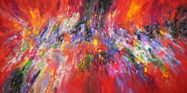 "Red Daydream XXL 4" başlıklı Tablo Peter Nottrott tarafından, Orijinal sanat, Akrilik