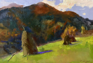 "Meadows of Childhood" başlıklı Tablo Юля Дідевич tarafından, Orijinal sanat, Petrol