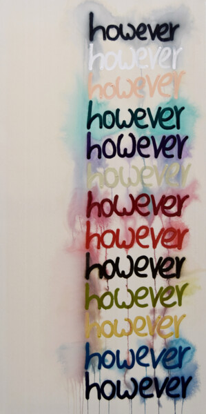 "However!" başlıklı Tablo Astrid Stoeppel tarafından, Orijinal sanat, Akrilik