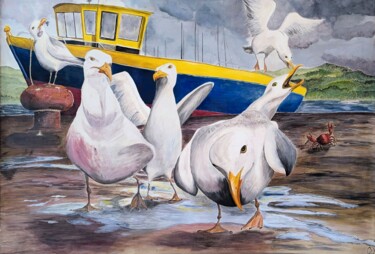 "Laisse pas traîner…" başlıklı Tablo Mulhode tarafından, Orijinal sanat, Akrilik