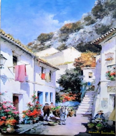 "Paesaggio Alpino co…" başlıklı Tablo Bruscella Donato tarafından, Orijinal sanat, Petrol