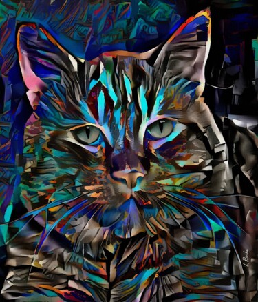 Peinture intitulée "Murzok" par L.Roche, Œuvre d'art originale, Acrylique Monté sur Autre panneau rigide