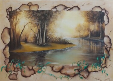 Pintura titulada "Sogno" por Artesam, Obra de arte original, Acrílico Montado en Bastidor de camilla de madera