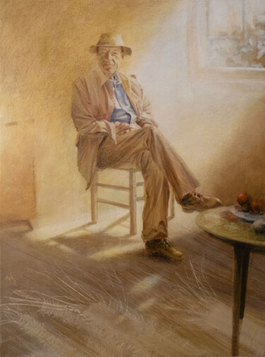 "Rencontre" başlıklı Tablo Liliane Bordes tarafından, Orijinal sanat, Akrilik Diğer sert panel üzerine monte edilmiş