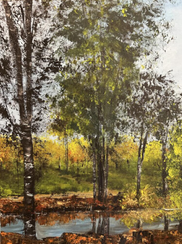 Pintura titulada "The Reflection of t…" por Nsfreesoul, Obra de arte original, Acrílico