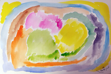 "Acquerello astratto" başlıklı Tablo Aurelio Nicolazzo tarafından, Orijinal sanat, Suluboya