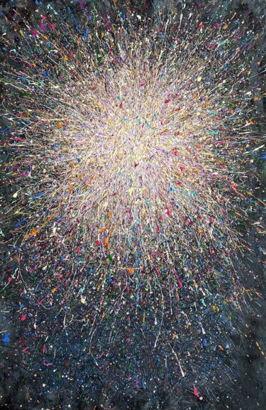 Peinture intitulée "You Are the Sun Ins…" par Nadiia Antoniuk, Œuvre d'art originale, Acrylique