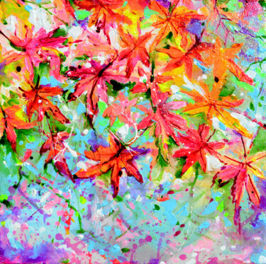 "Japanese Red Maple…" başlıklı Tablo Roxana Gabriela Soos tarafından, Orijinal sanat, Akrilik