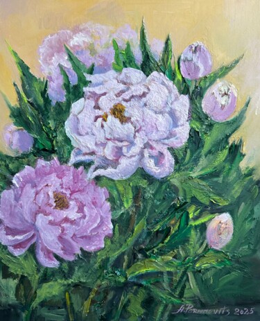 Картина под названием "Light Within 46 х 3…" - Anna Parhimovits, Подлинное произведение искусства, Масло