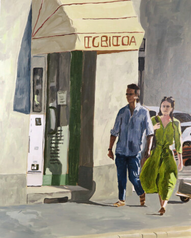 "Rue Milan" başlıklı Tablo Karine Bartoli tarafından, Orijinal sanat, Petrol