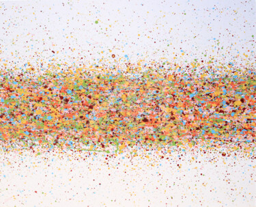 "Flow 2" başlıklı Tablo Isabelle Pelletane tarafından, Orijinal sanat, Akrilik Ahşap Sedye çerçevesi üzerine monte edilmiş