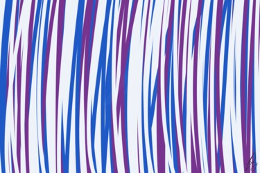 Arte digital titulada "Lignes froides" por Enrico Siconnelly, Obra de arte original, Pintura Digital